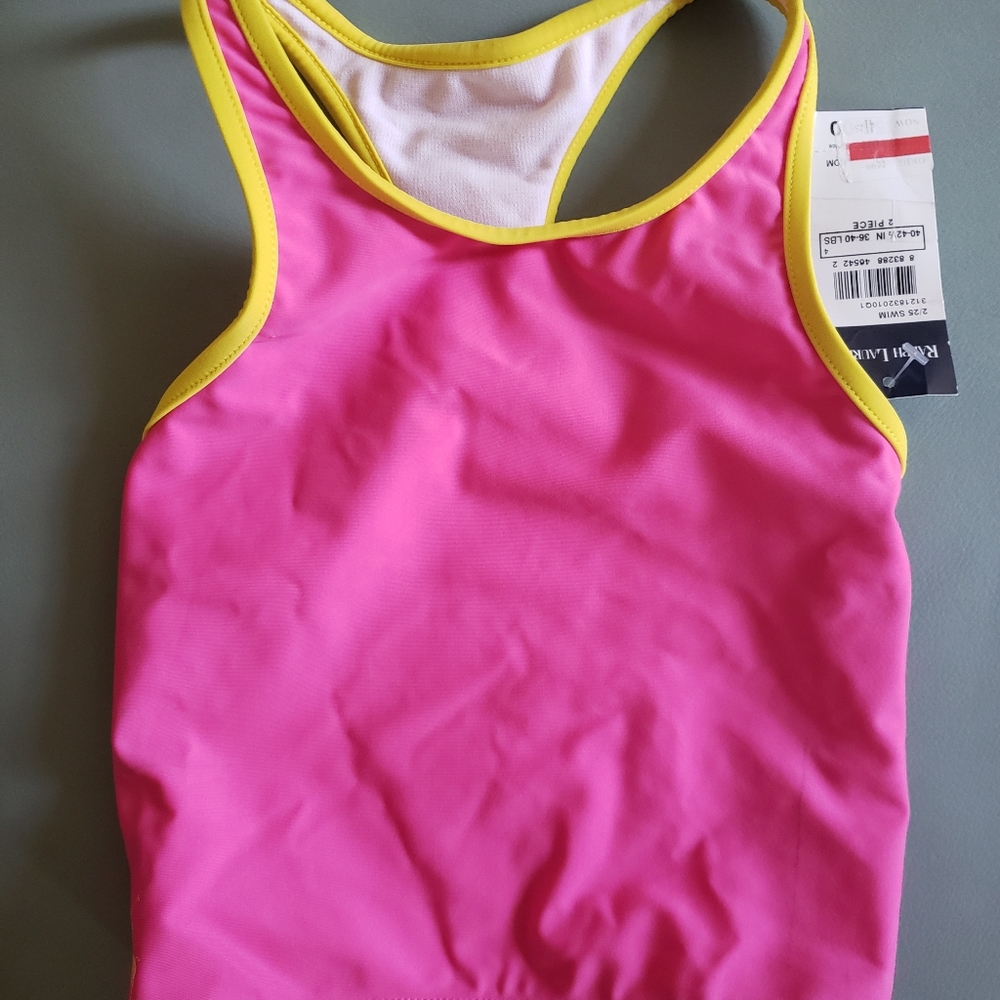 Ralph Lauren girl's swimsuit top